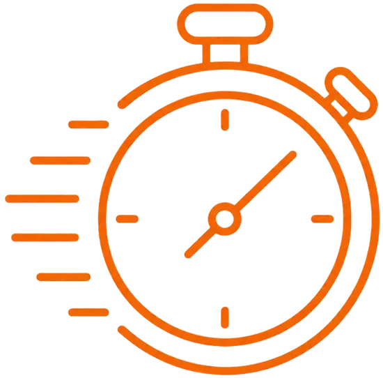 Icône de gain de temps